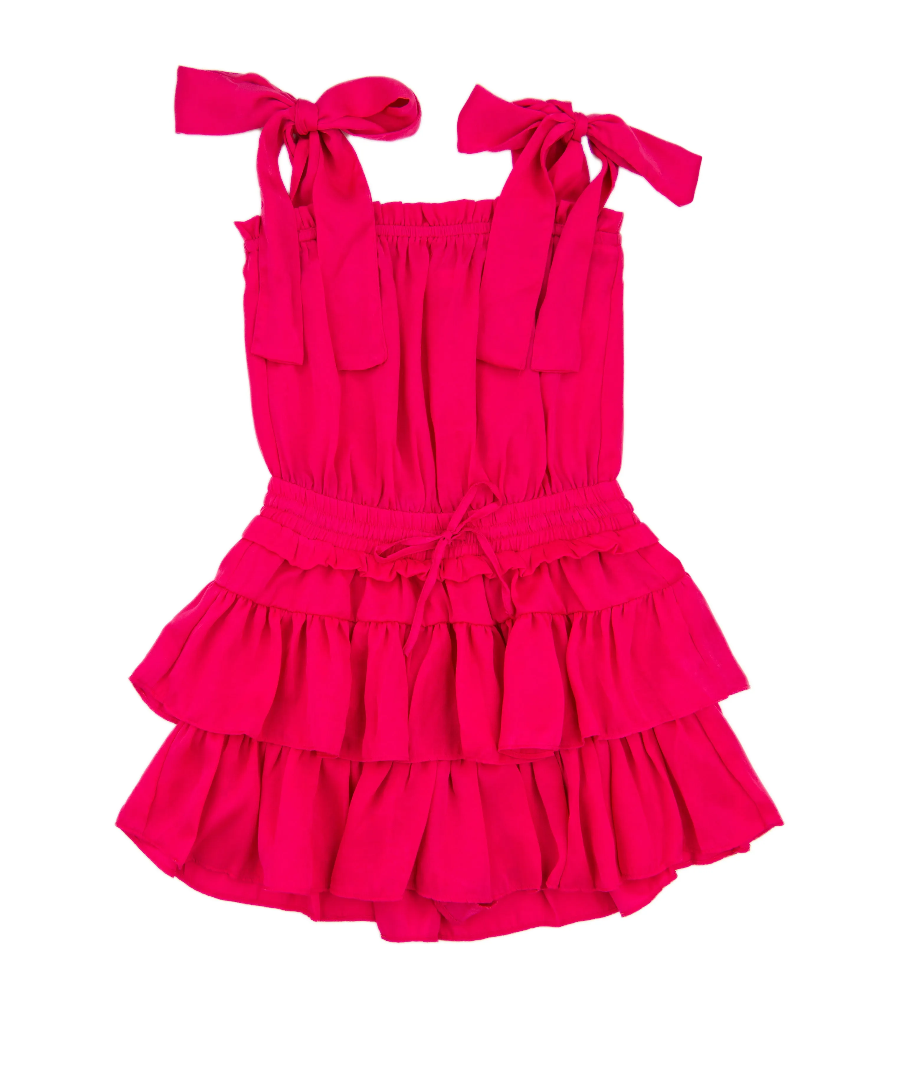 8apart Women Carrie Strapless Ruffle Romper