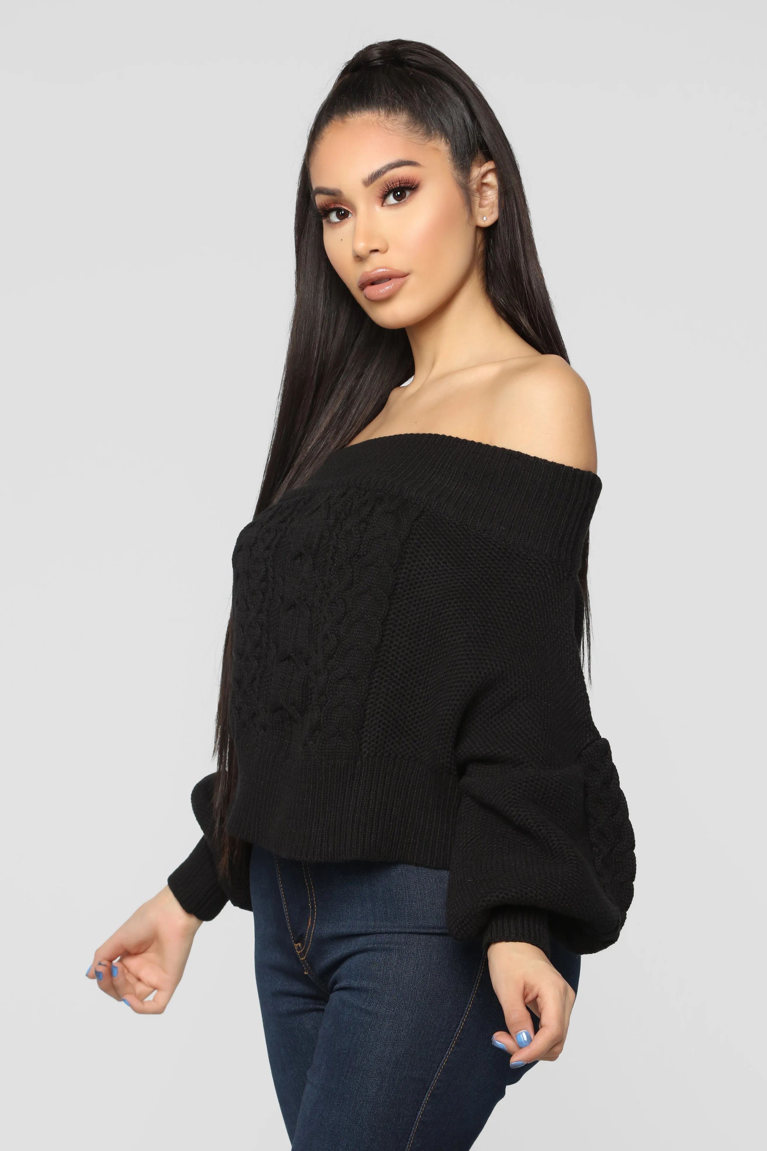 Addicted To Love Sweater - Black