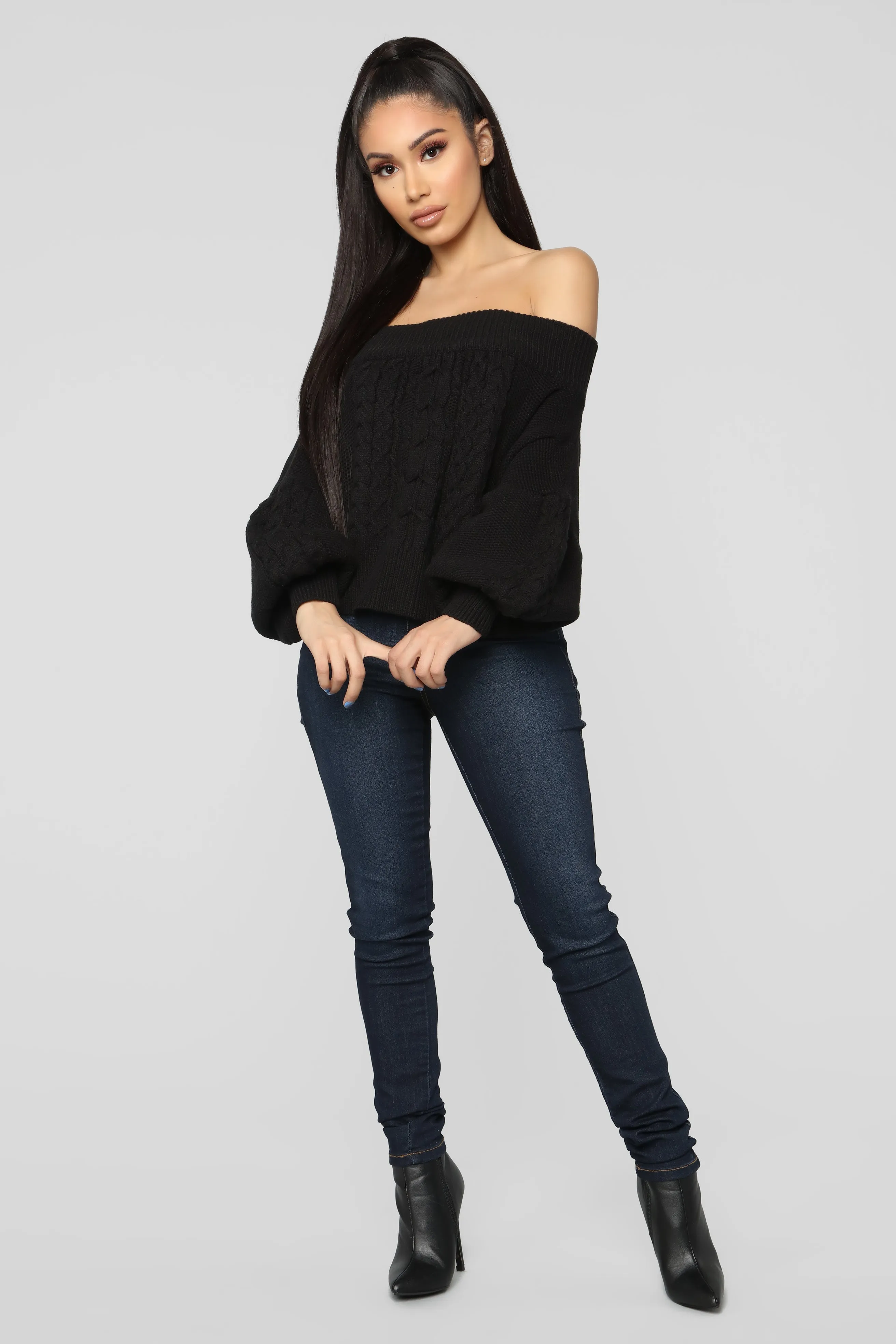 Addicted To Love Sweater - Black