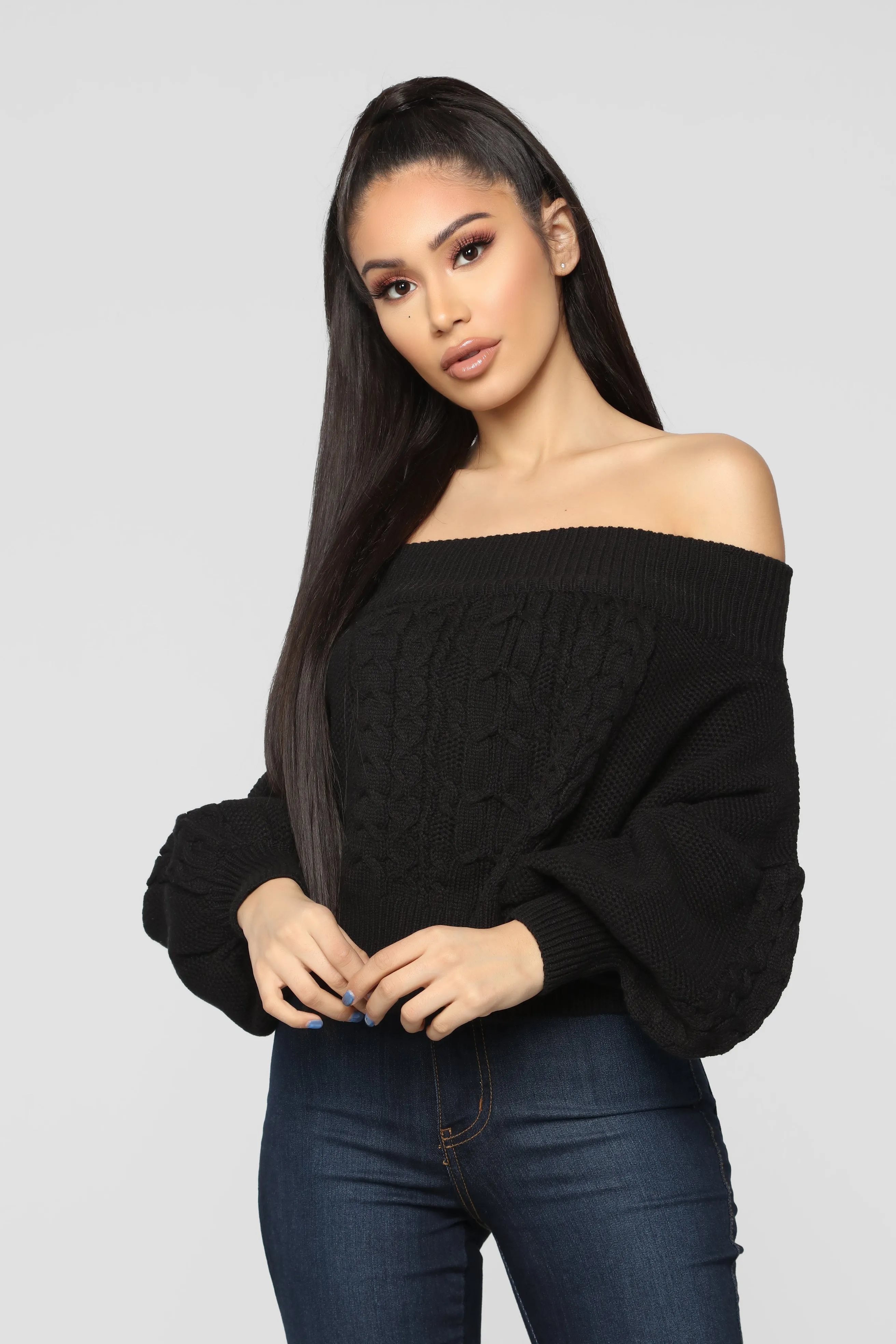 Addicted To Love Sweater - Black
