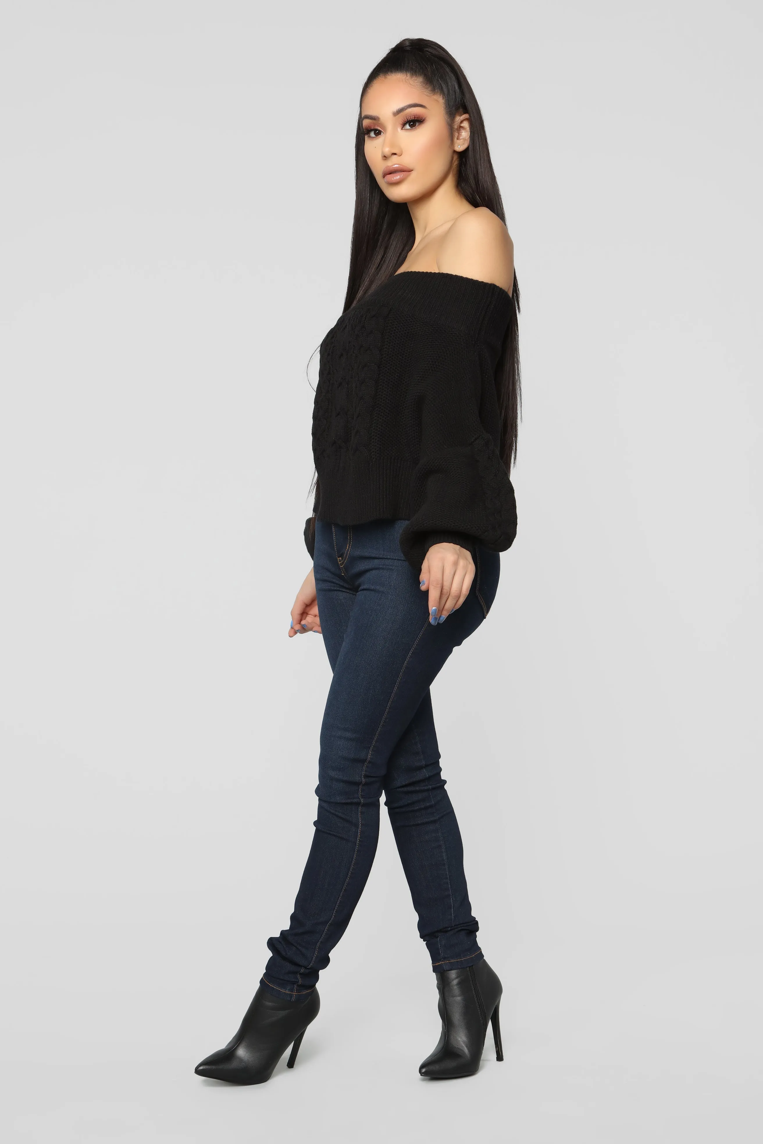 Addicted To Love Sweater - Black