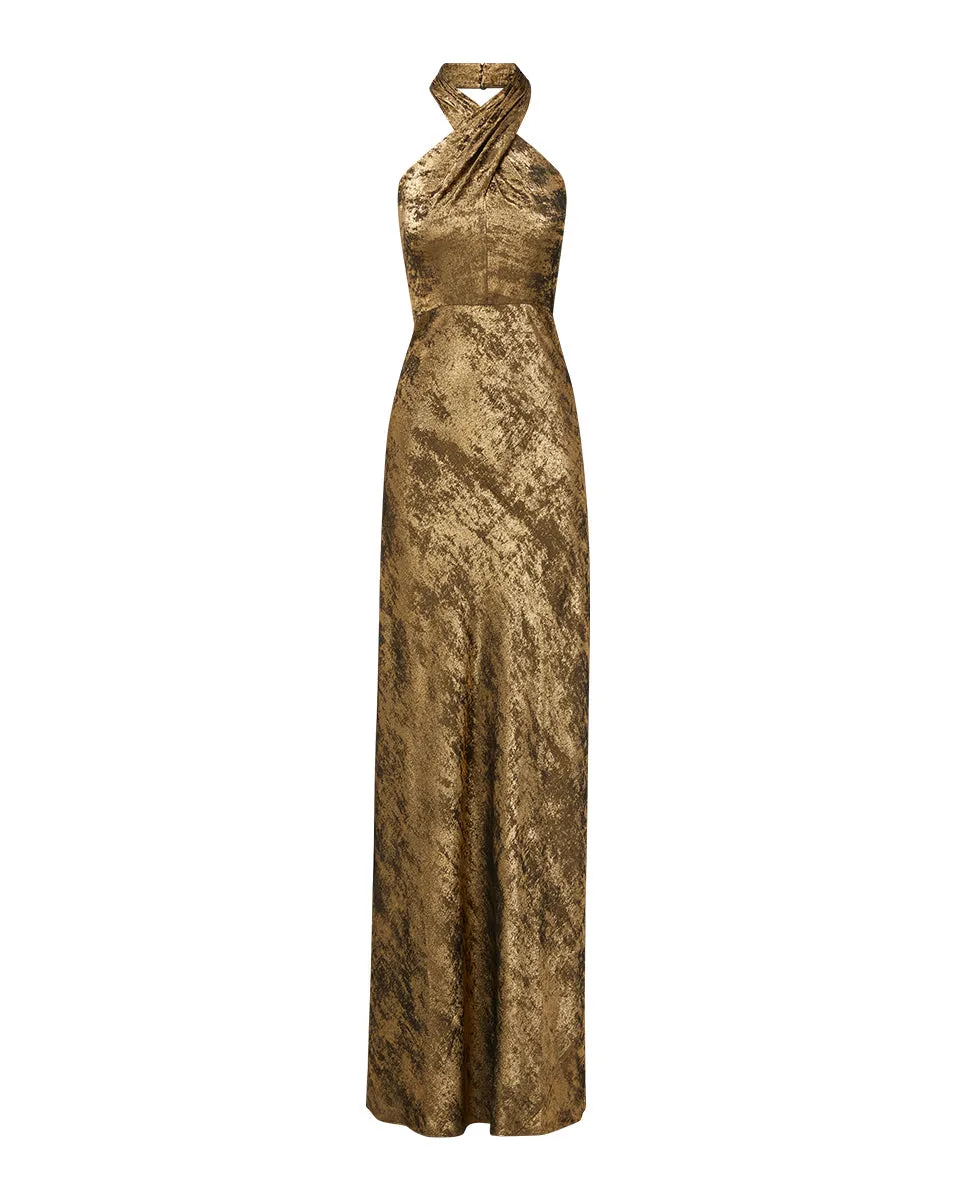 Alberta Lamé Dress