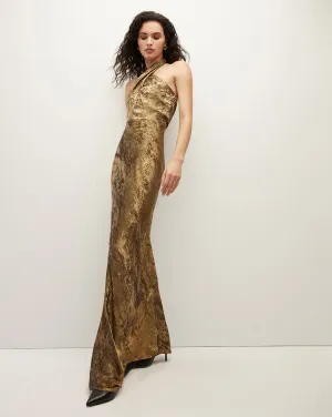 Alberta Lamé Dress