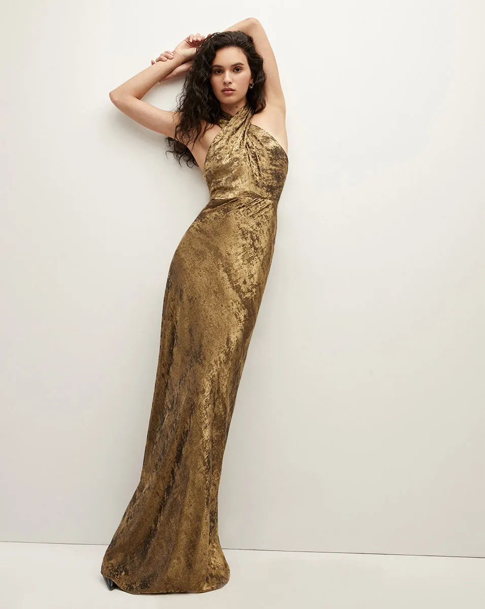 Alberta Lamé Dress