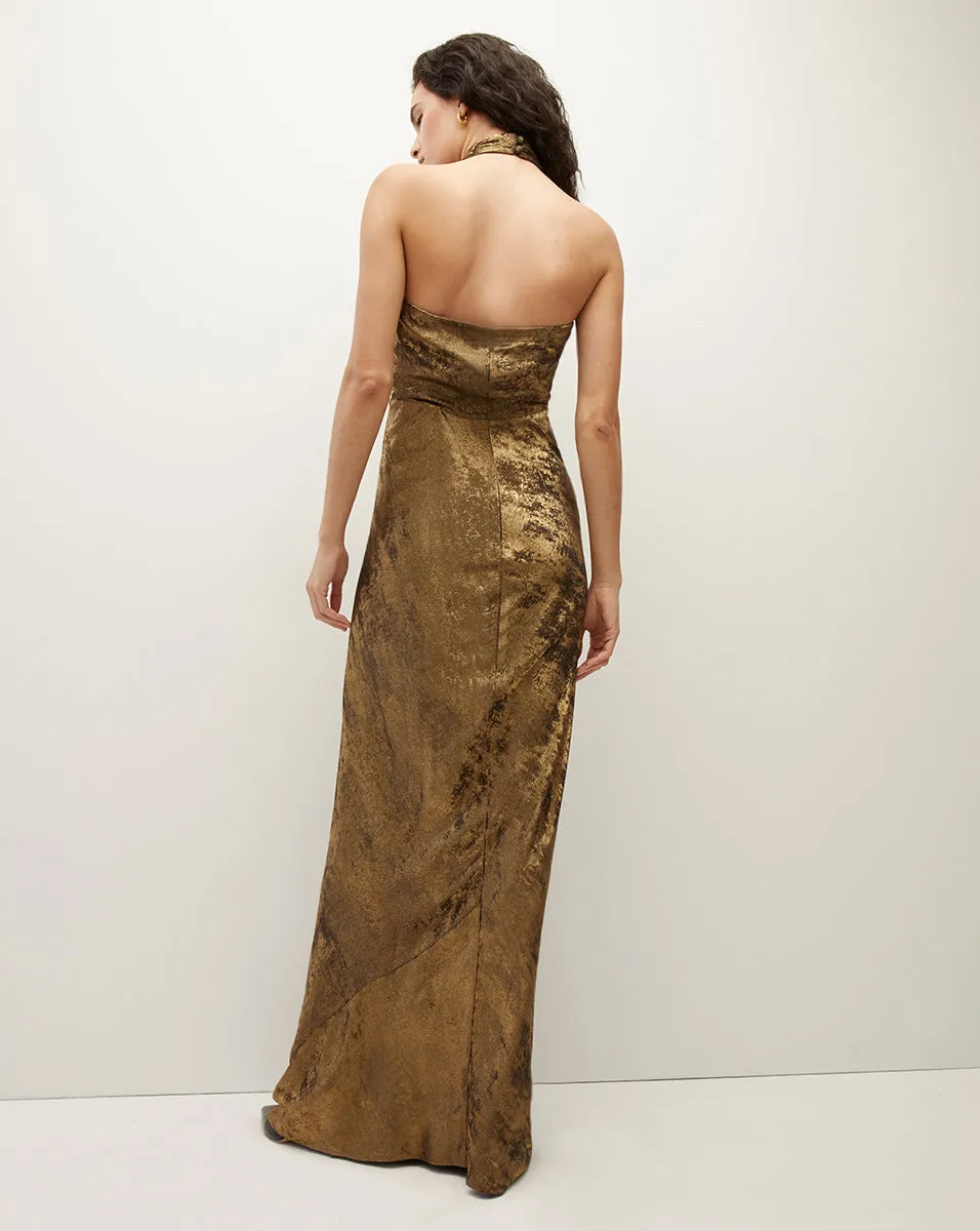 Alberta Lamé Dress
