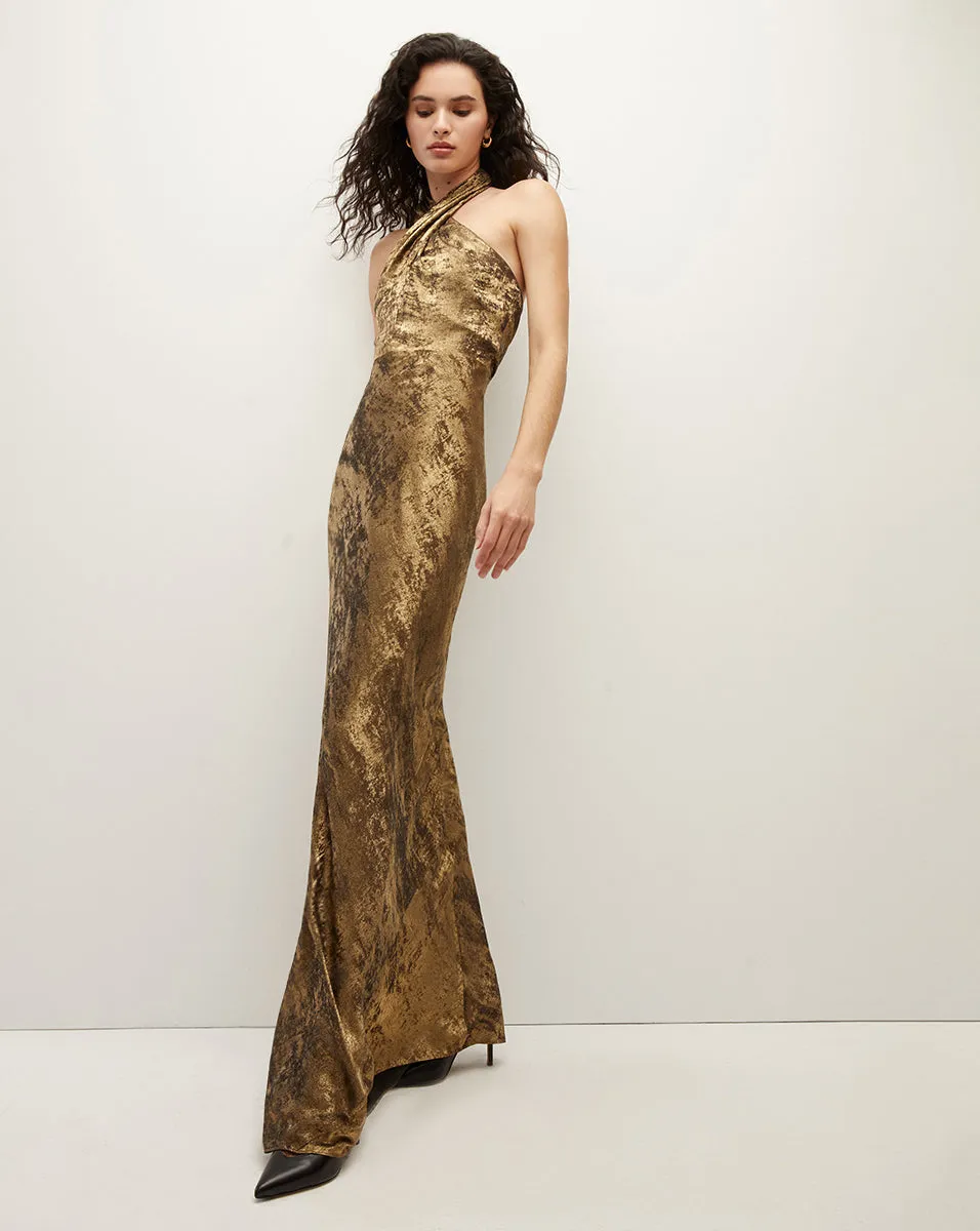 Alberta Lamé Dress