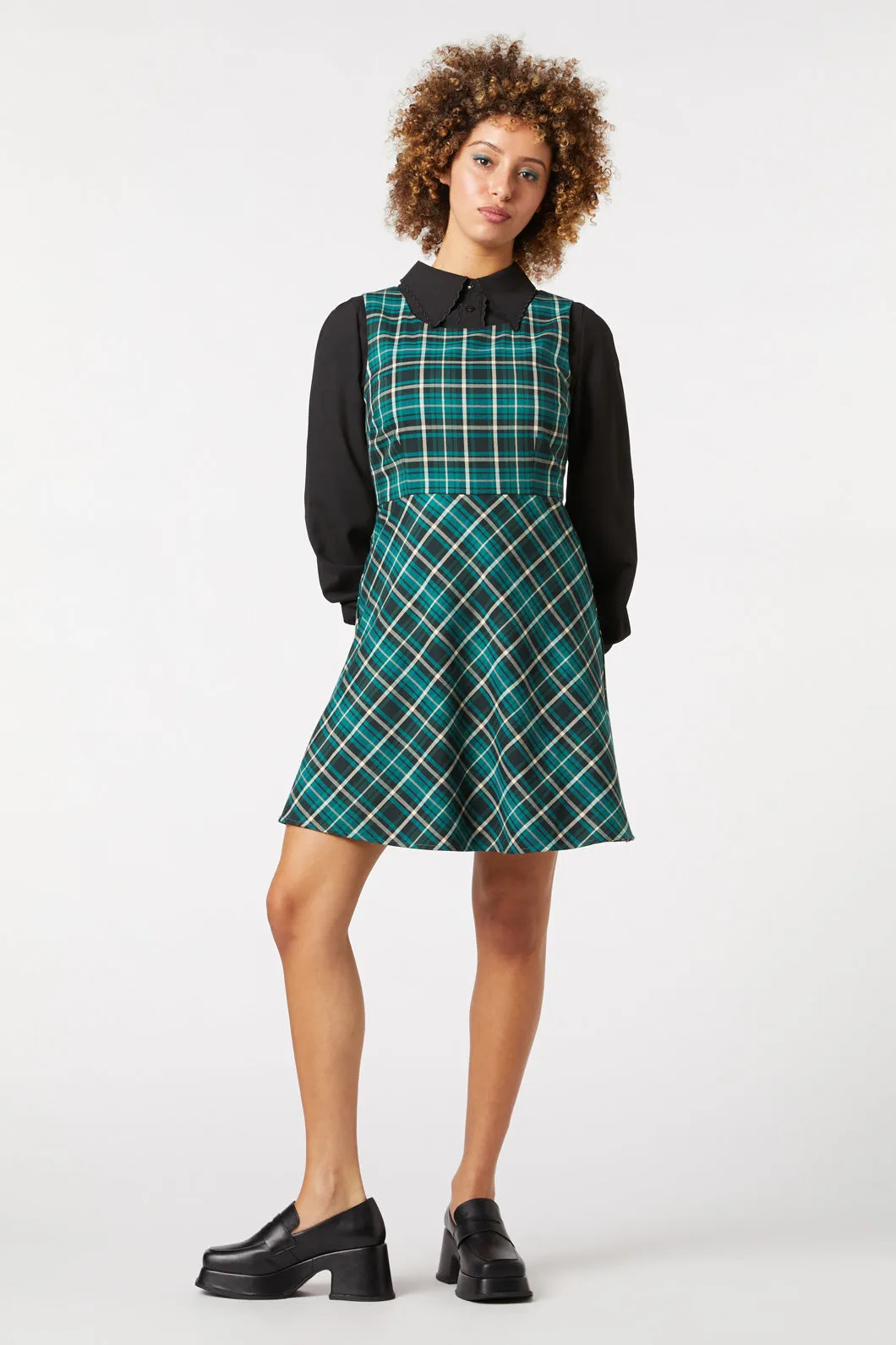 Amber Check Pinny
