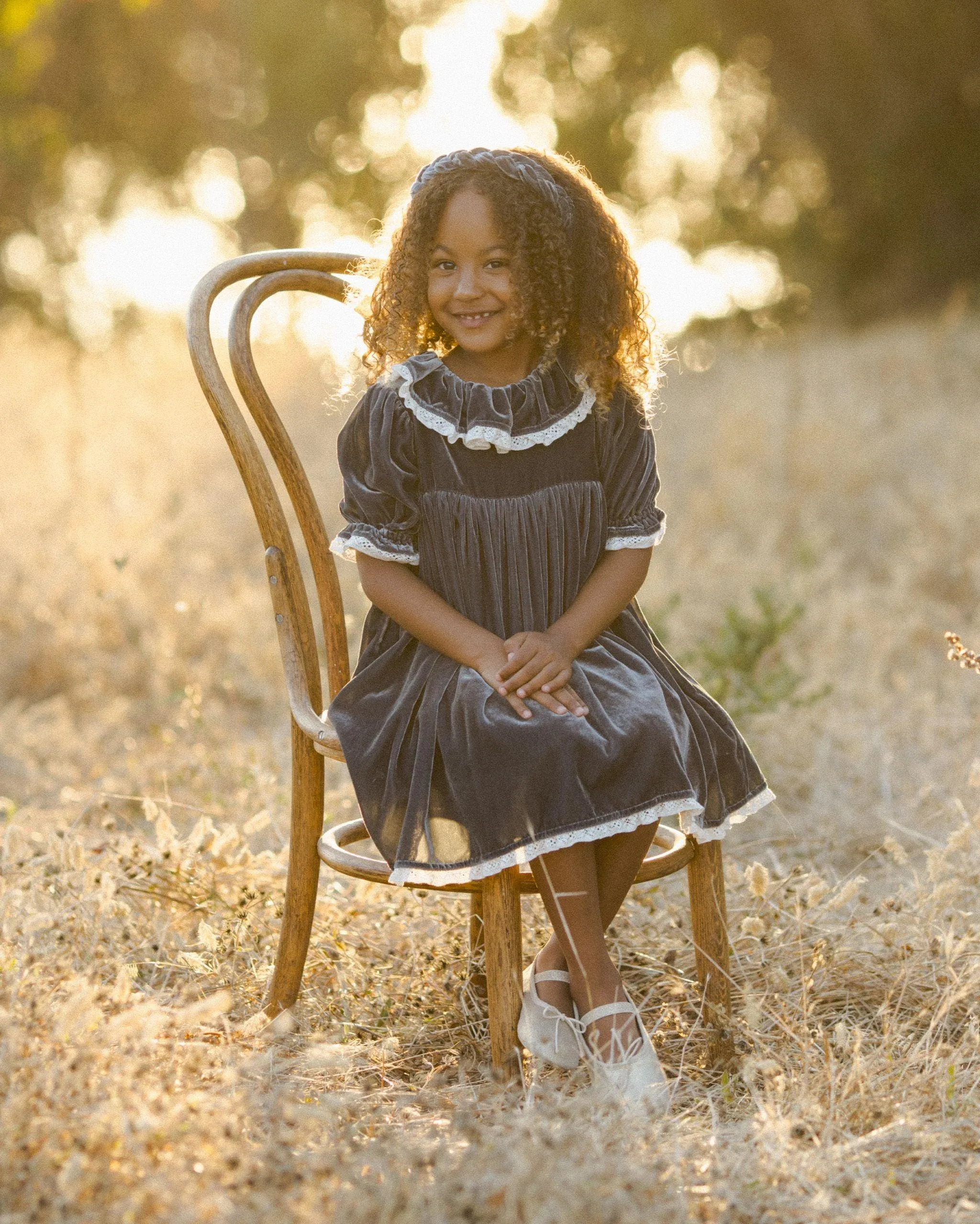 Baby Girls Dresses | Amelia Dress- Midnight | Noralee