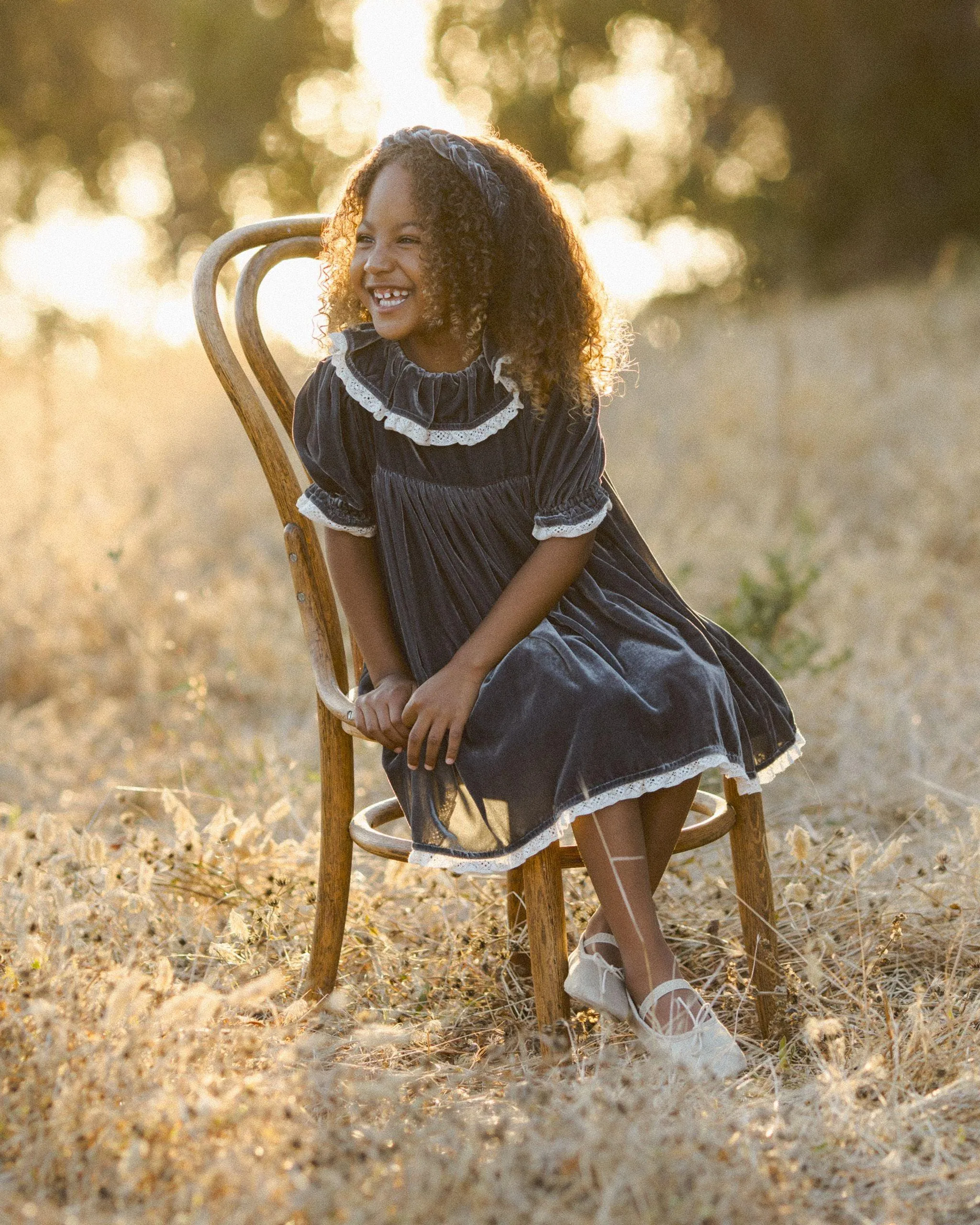 Baby Girls Dresses | Amelia Dress- Midnight | Noralee