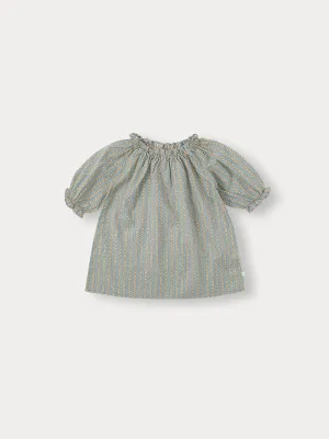 BENE BENE CHERISH FLORAL BALLOON SLEEVE DRESS