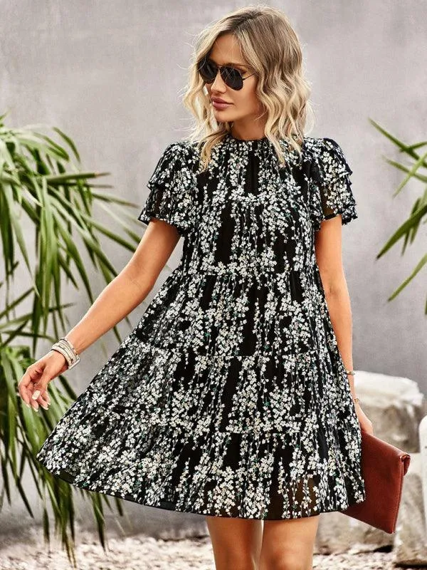 Bohemian Blossom Floral Dress