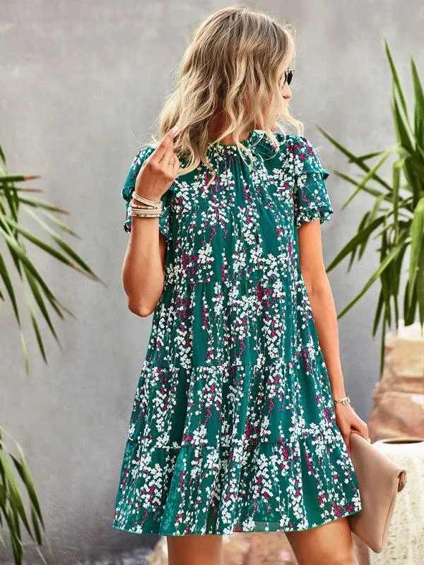 Bohemian Blossom Floral Dress