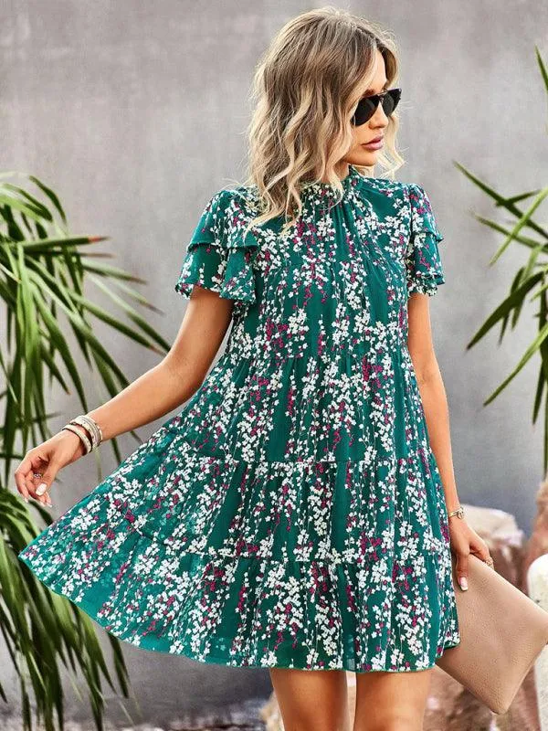 Bohemian Blossom Floral Dress