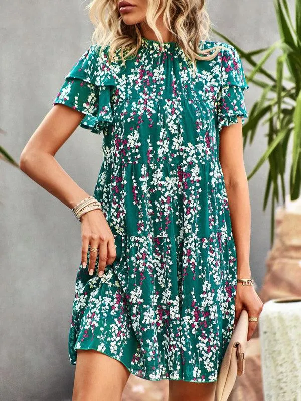 Bohemian Blossom Floral Dress