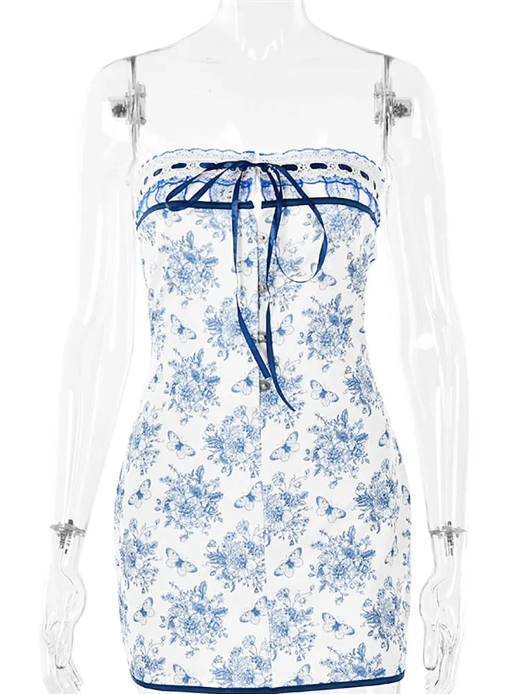 Boho Chic Floral Slim Dress