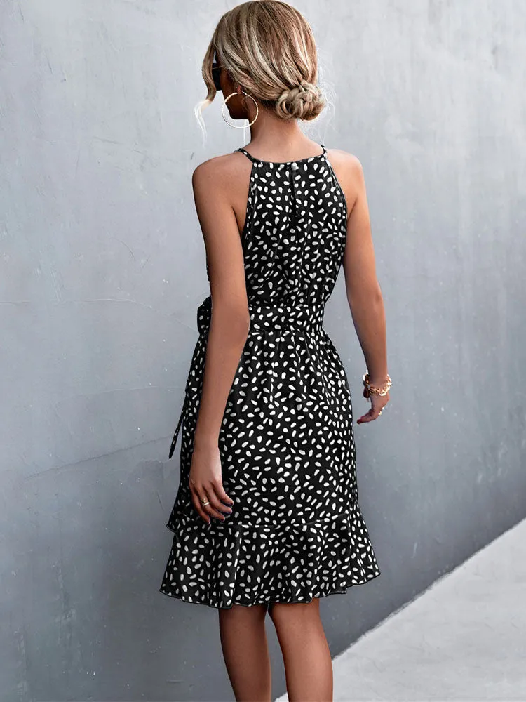 Boho Chic Halter Neck Dress