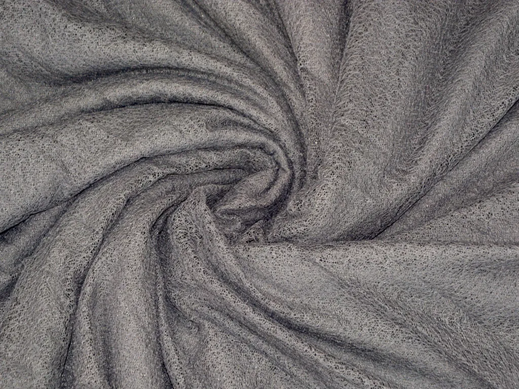 Dark Cloud Gray Nylon Net Fabric