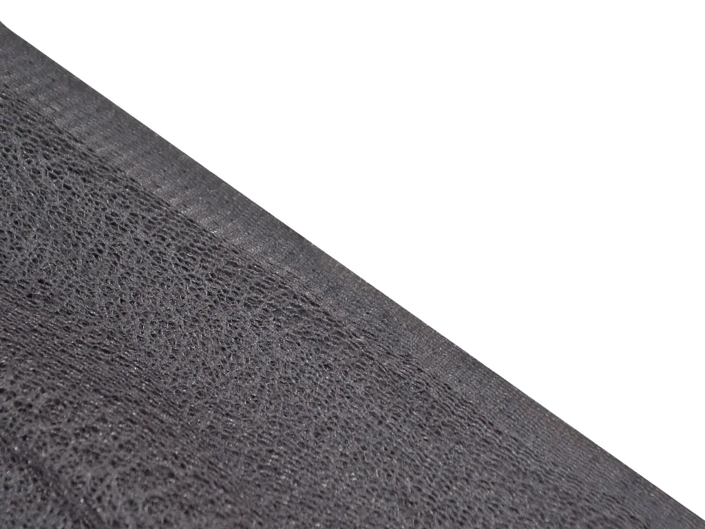 Dark Cloud Gray Nylon Net Fabric