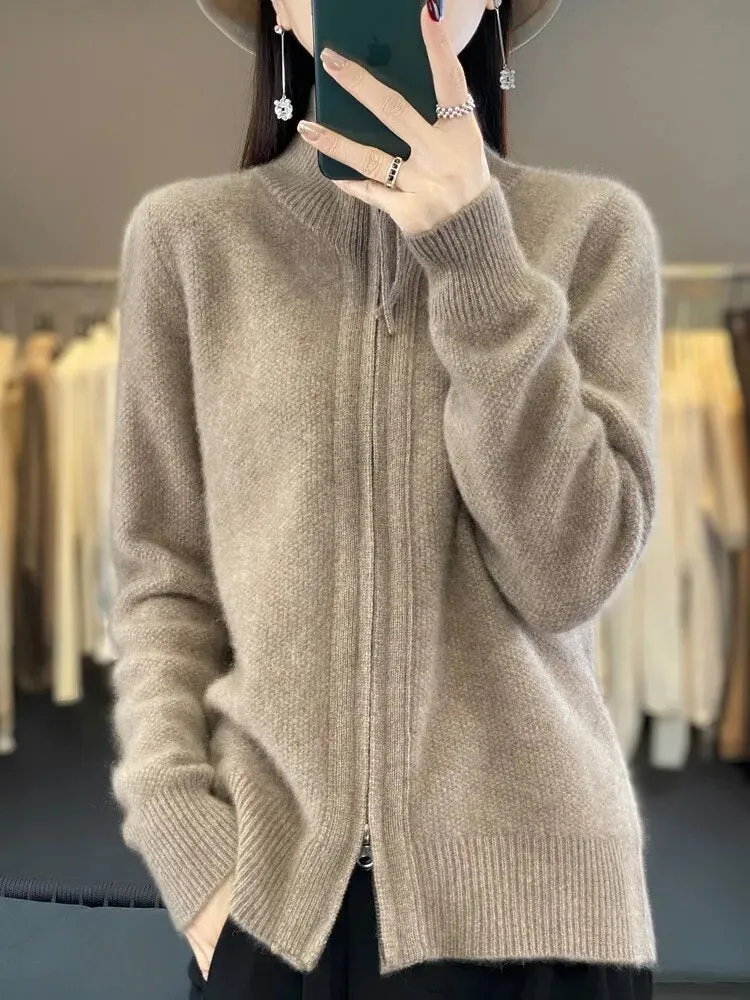 Emilia | Cozy Zip-Up Cardigan