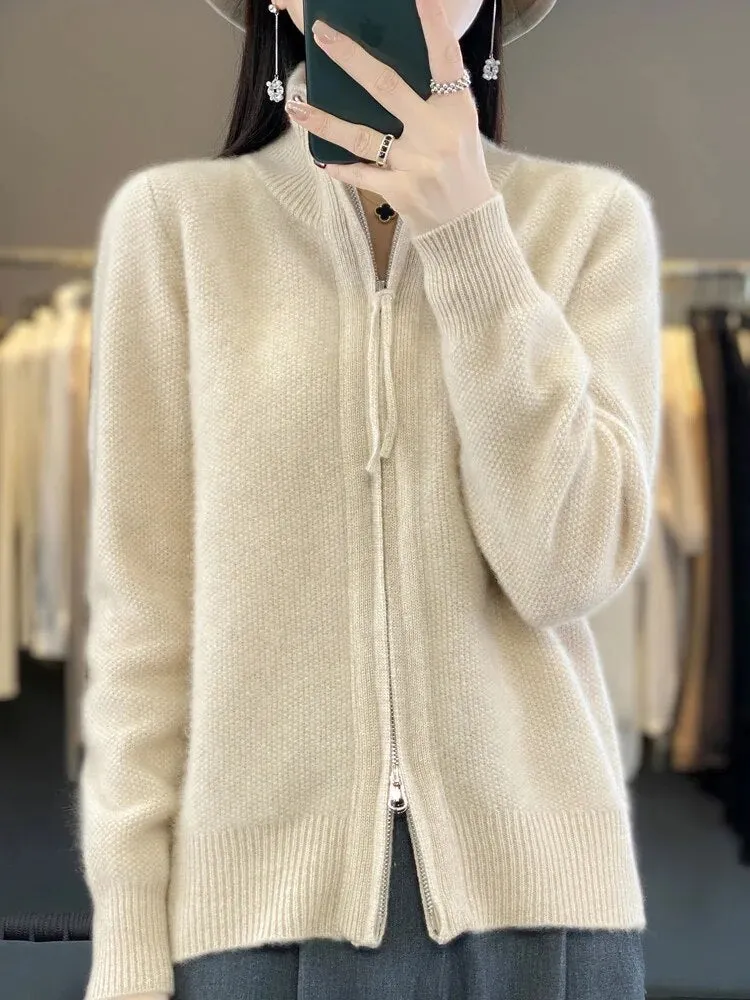 Emilia | Cozy Zip-Up Cardigan