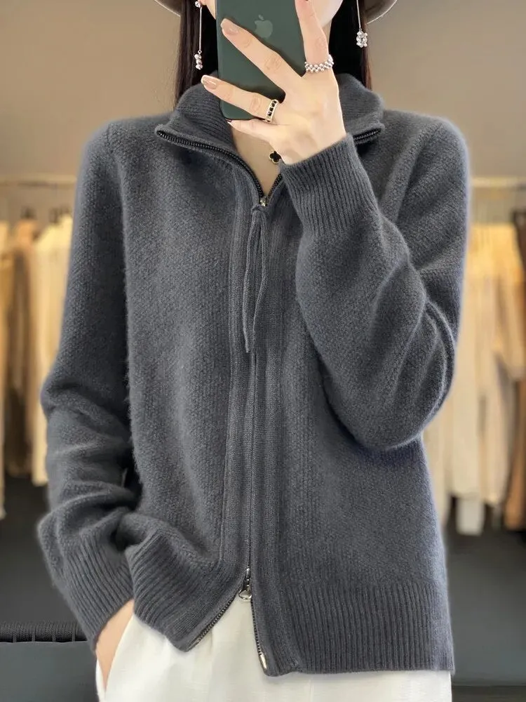 Emilia | Cozy Zip-Up Cardigan
