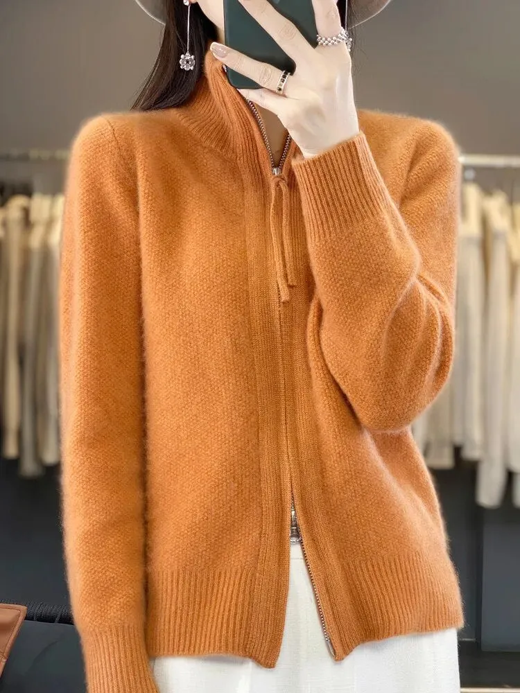 Emilia | Cozy Zip-Up Cardigan