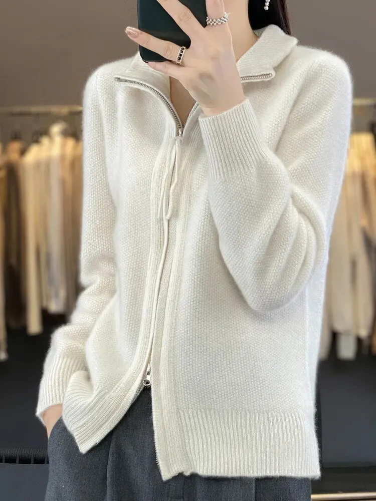 Emilia | Cozy Zip-Up Cardigan