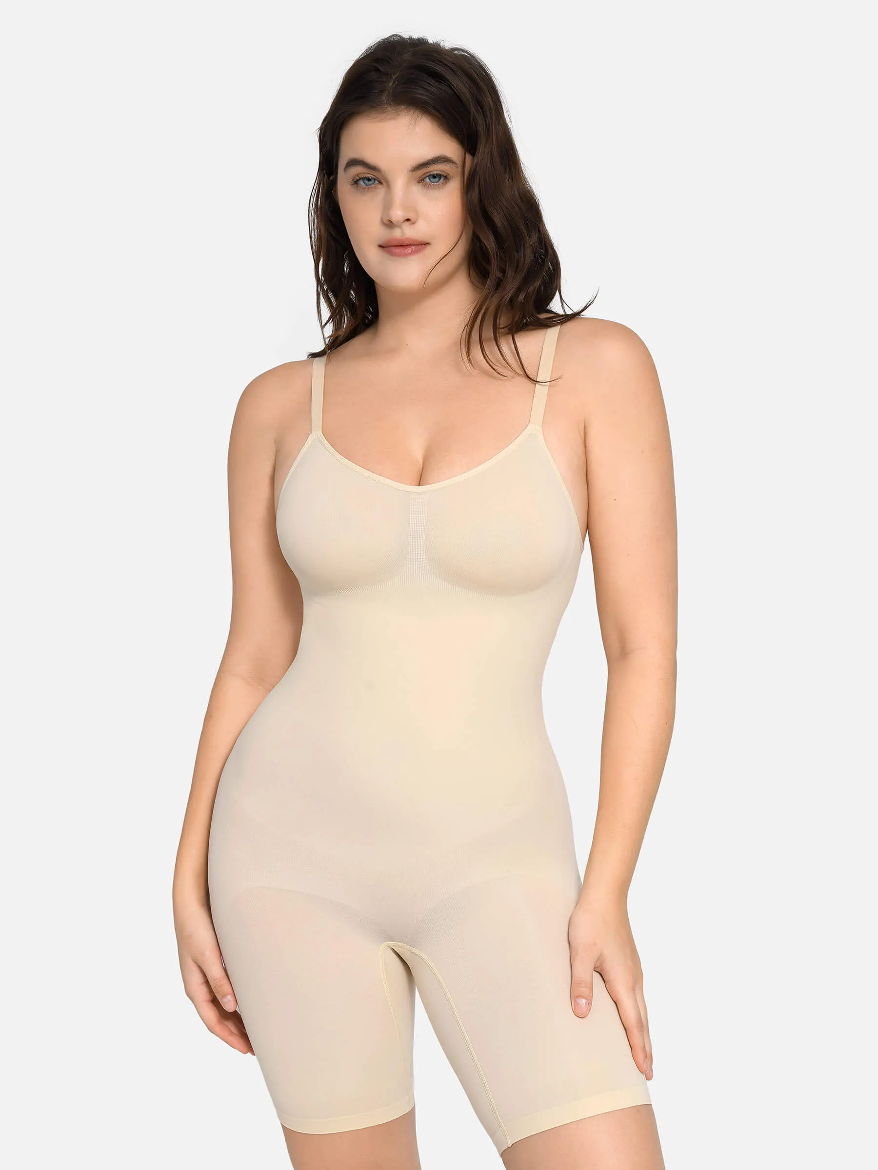 Feelingirl Body Sculpt Backless Seamless Bodysuit