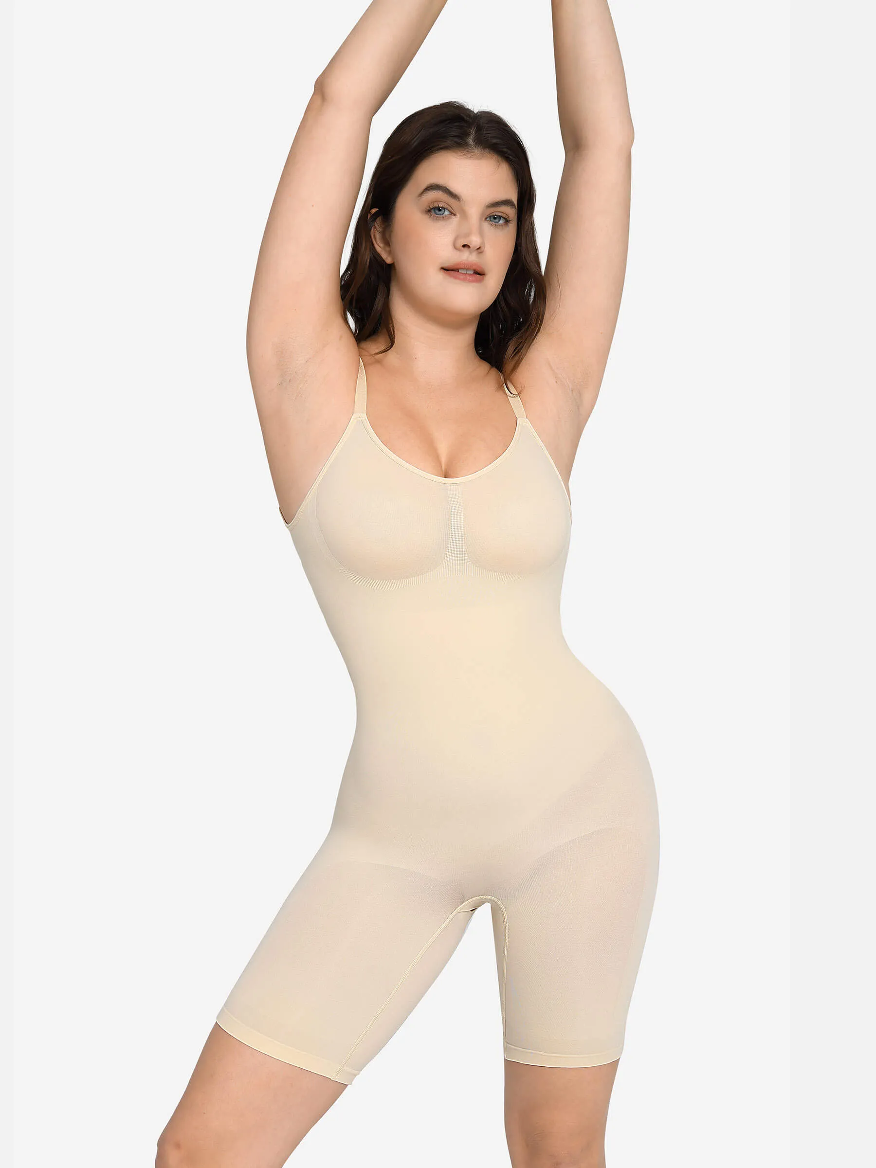 Feelingirl Body Sculpt Backless Seamless Bodysuit