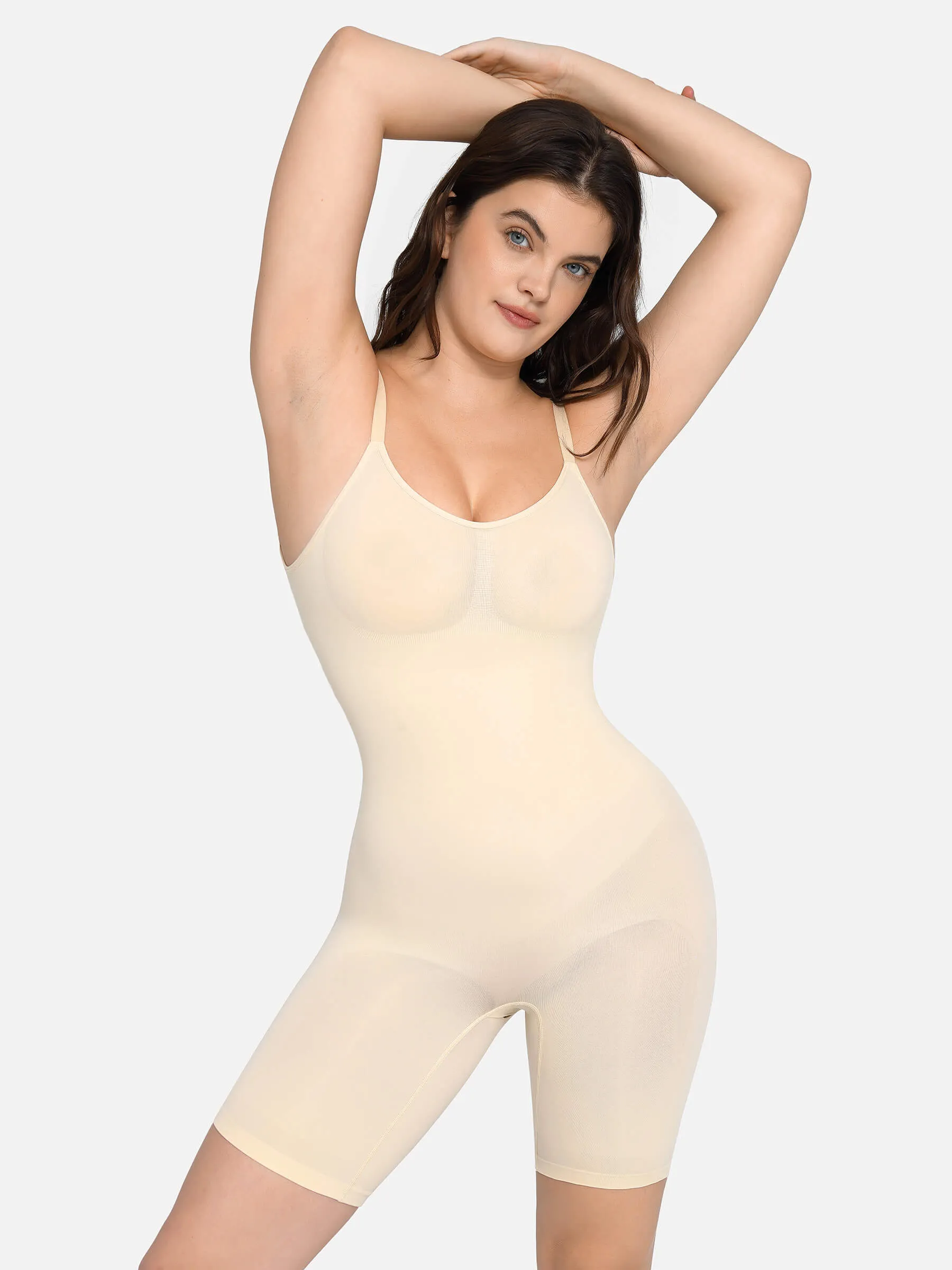 Feelingirl Body Sculpt Backless Seamless Bodysuit