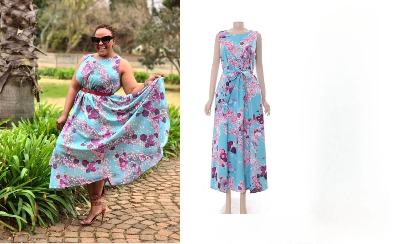 Floral flowy relaxed dress