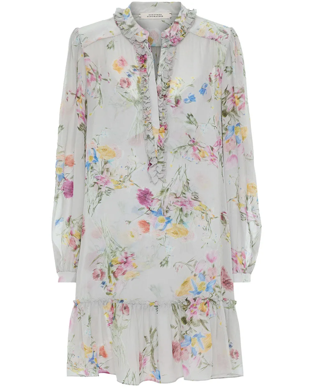 Flowers Romance Mini Dress