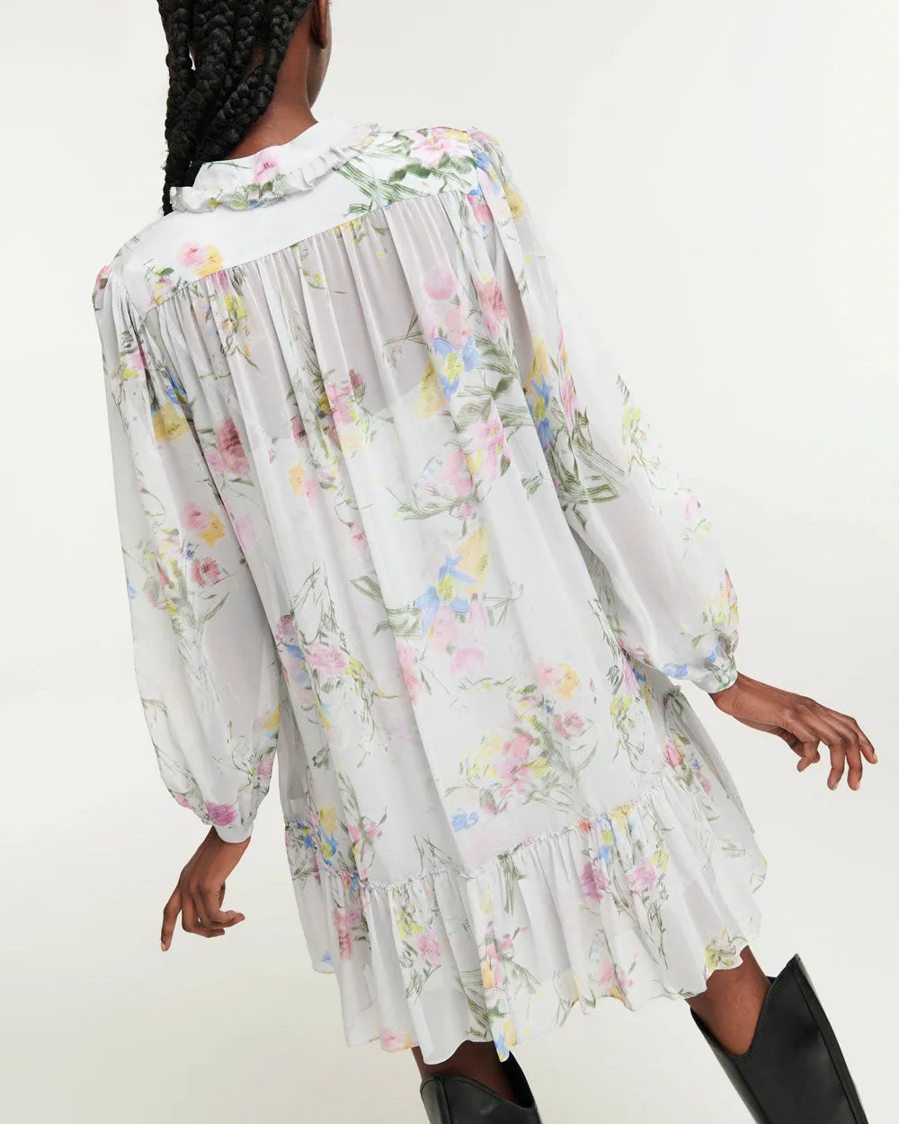 Flowers Romance Mini Dress