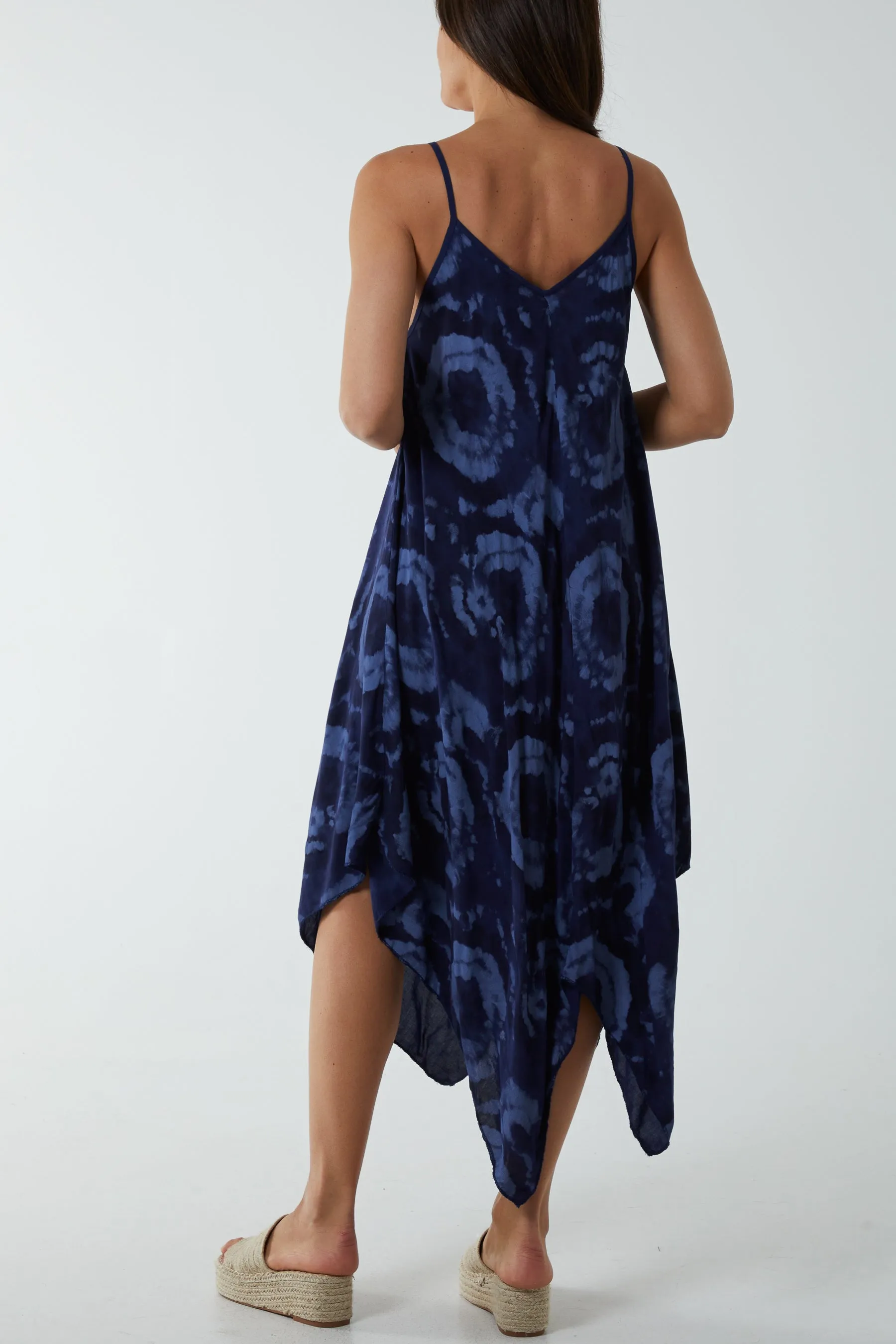 Hanky Hem Tie Dye Cami Dress