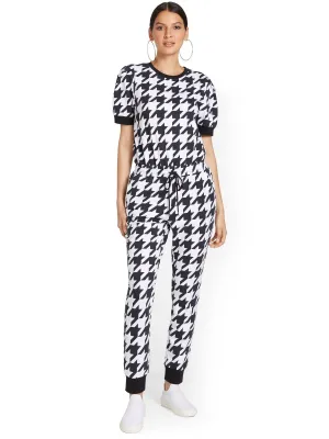 Houndstooth Jumpsuit