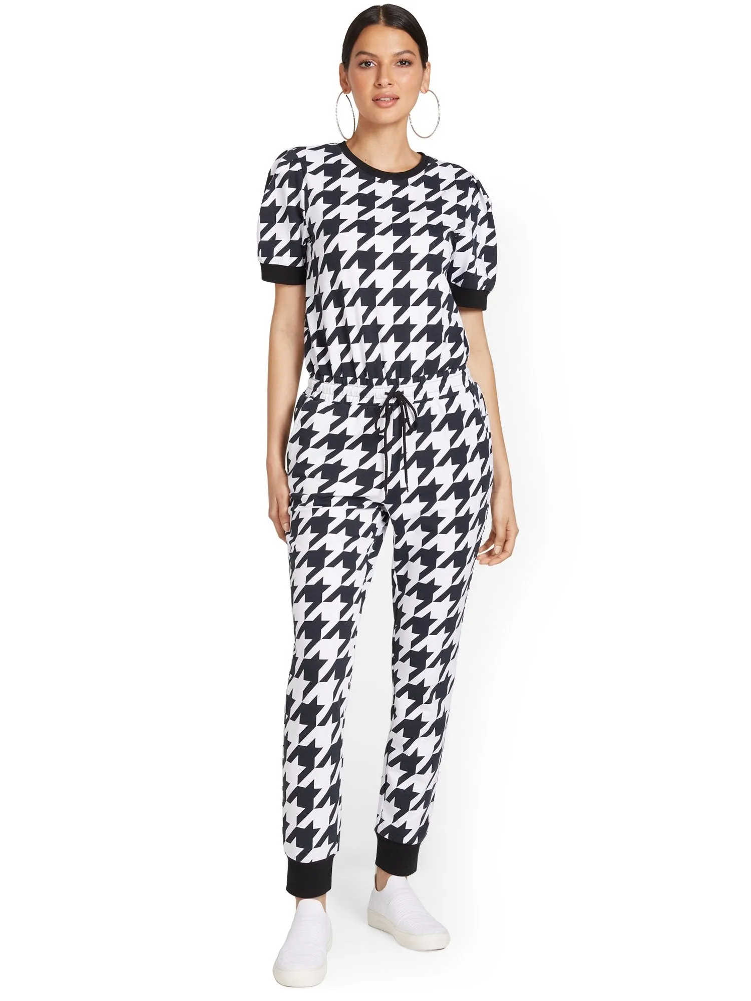 Houndstooth Jumpsuit