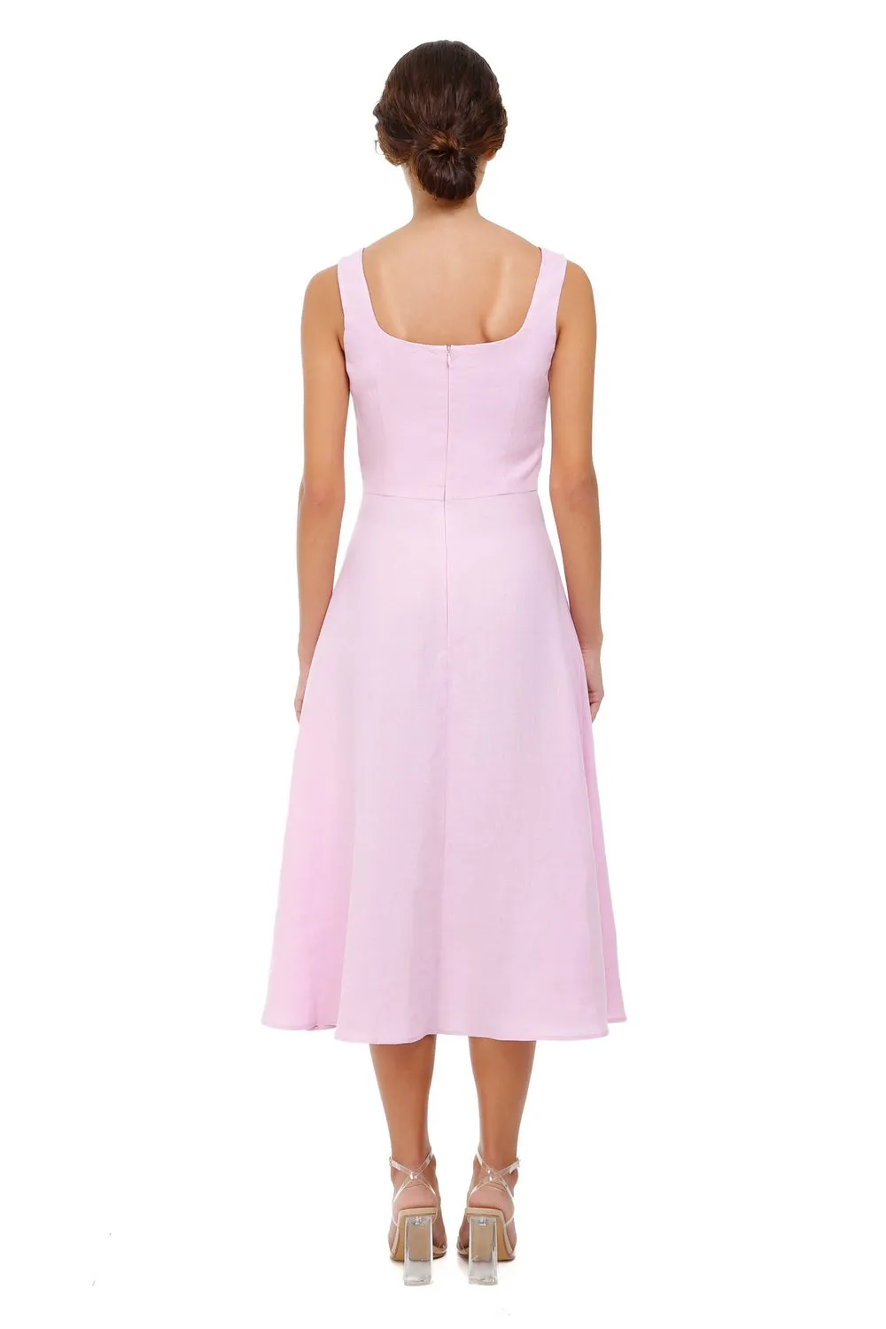Ionia Linen Midi Dress