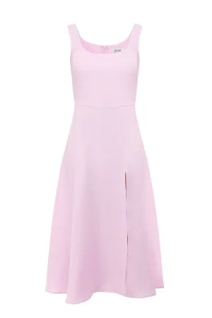 Ionia Linen Midi Dress