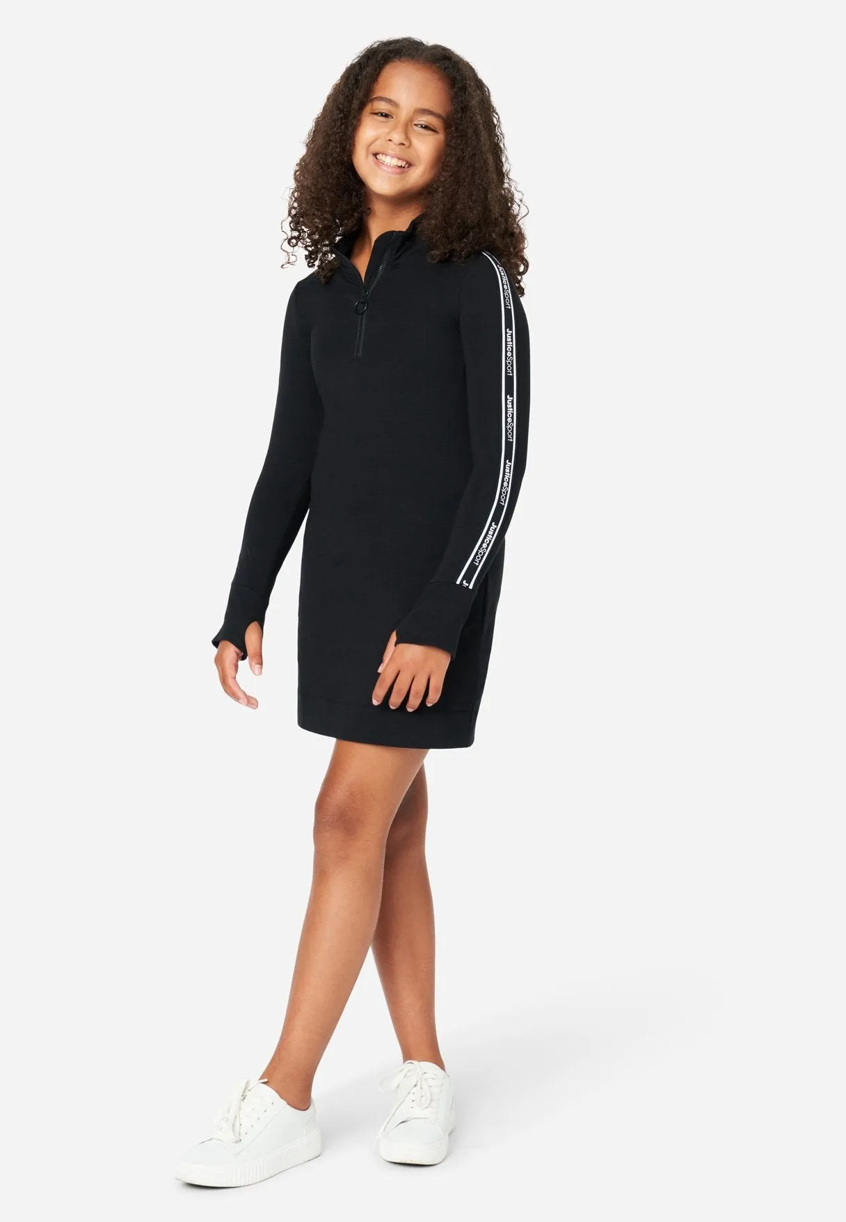 J Sport Zip-Front Dress