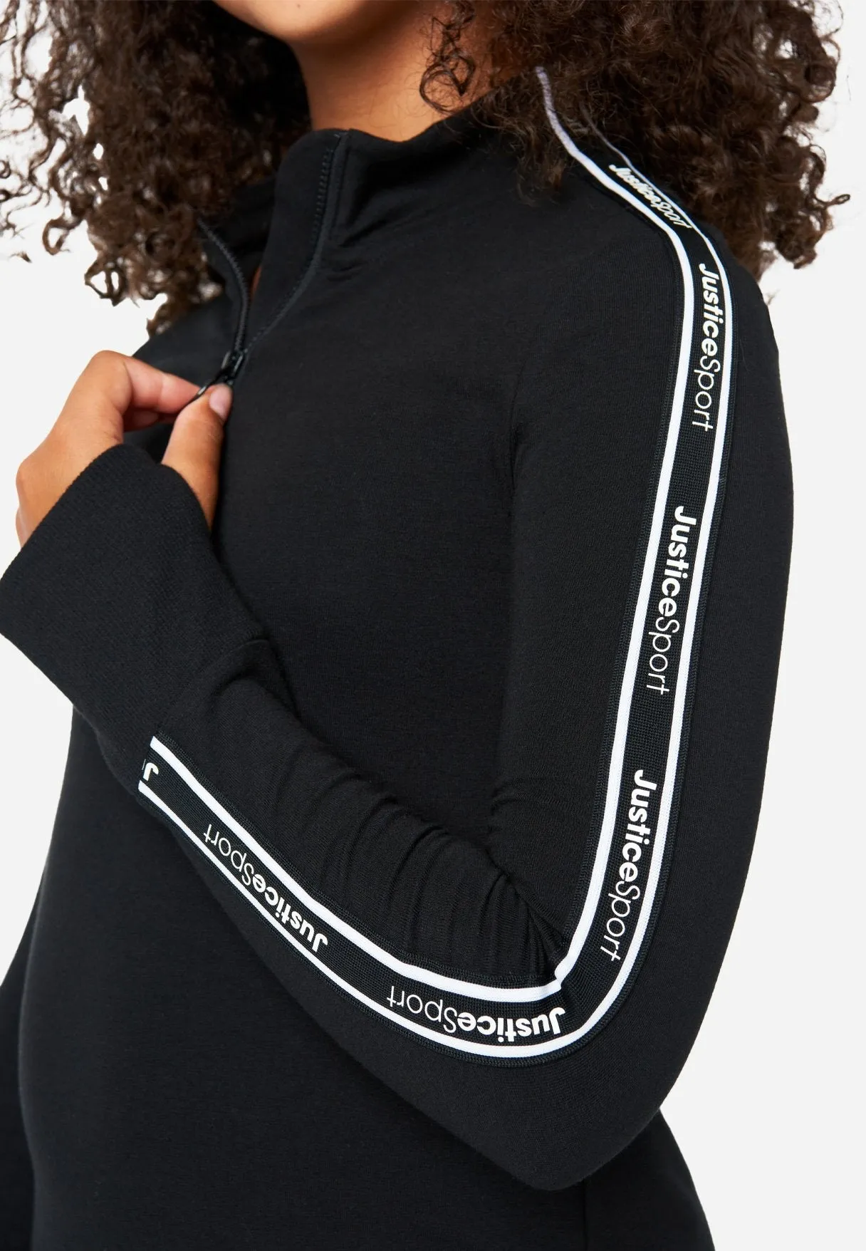 J Sport Zip-Front Dress