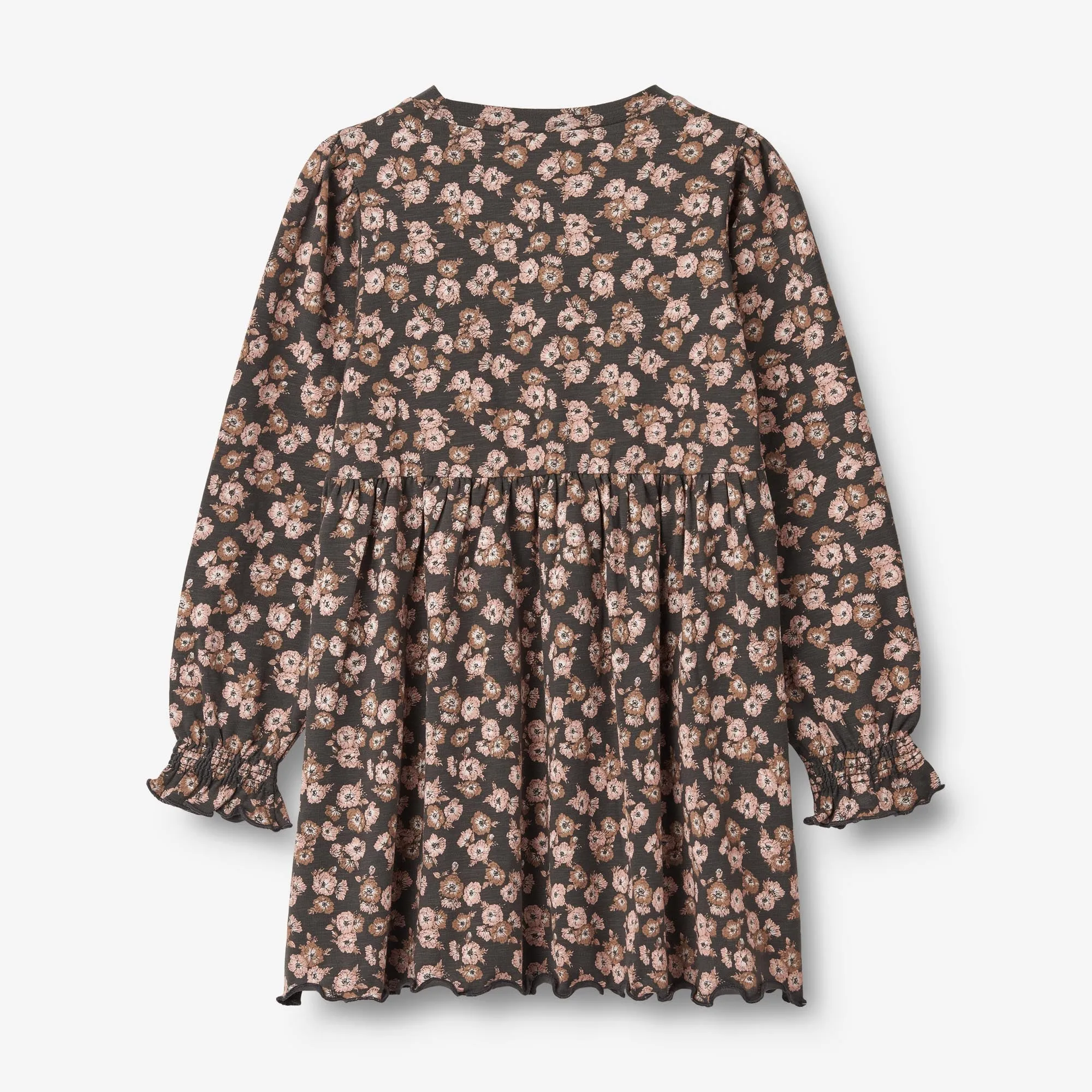Jersey Dress L/S Eliane - raven anemones
