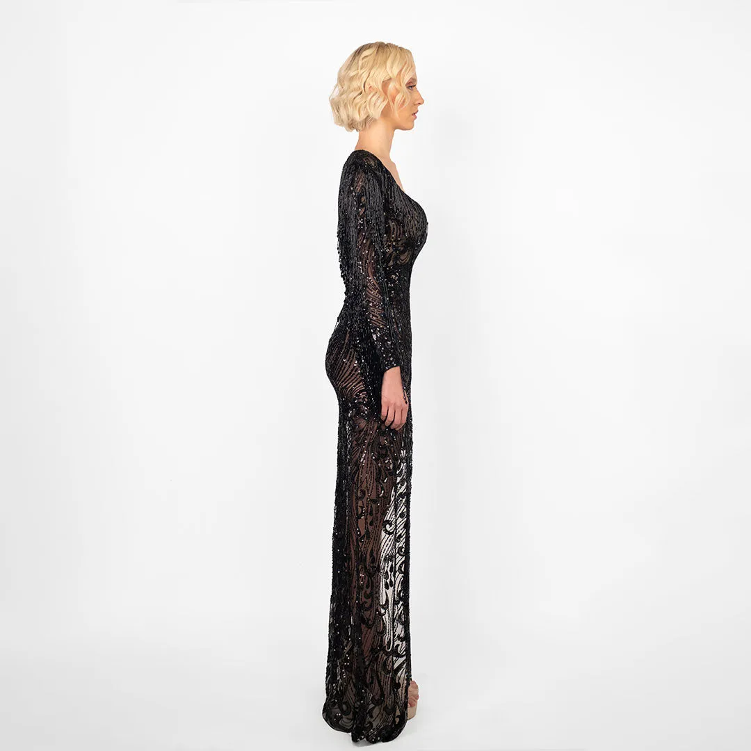 Nocturnal Elegance Reverie Dress
