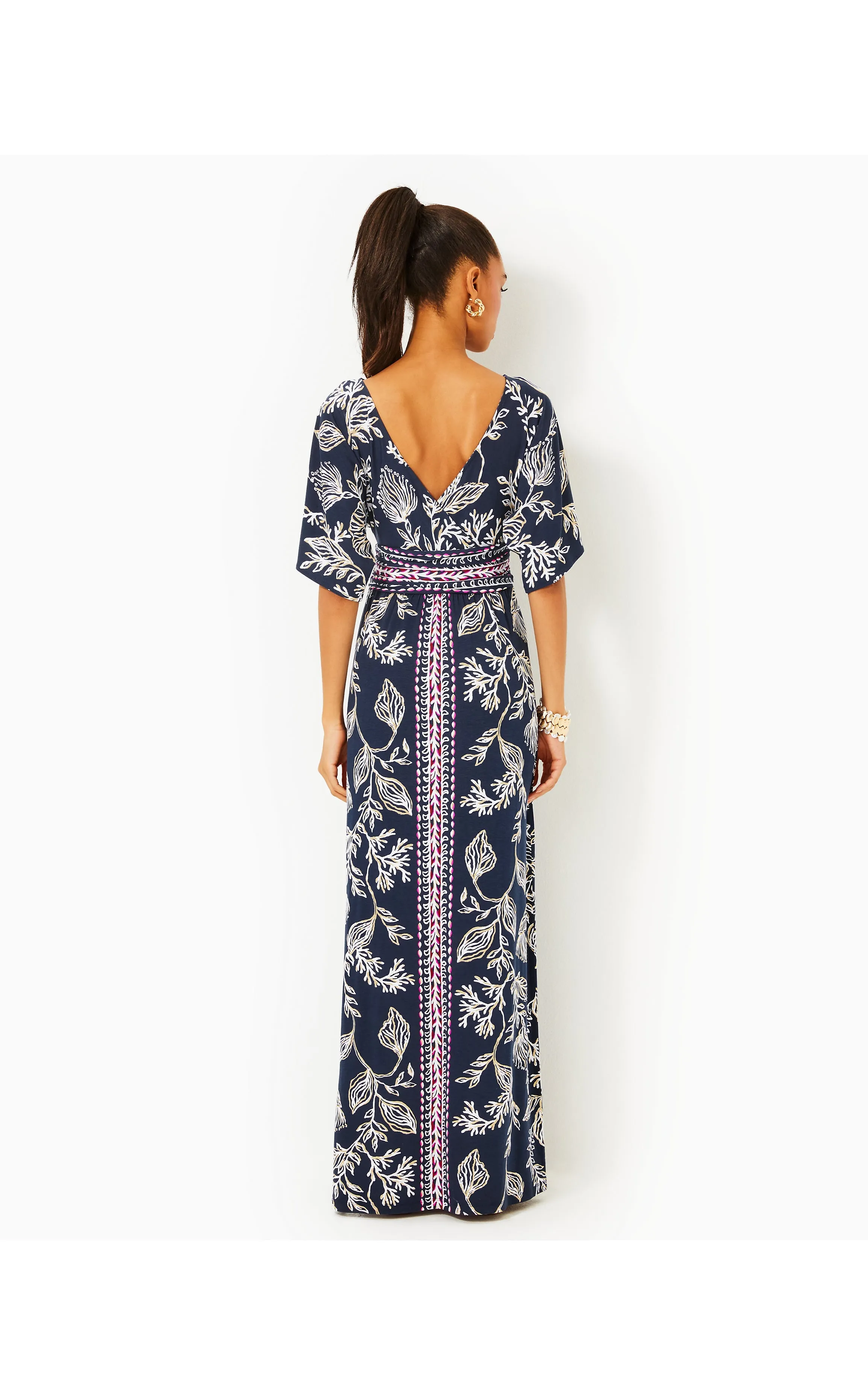 Parigi Boat Neck Maxi Dress Coastal Locale
