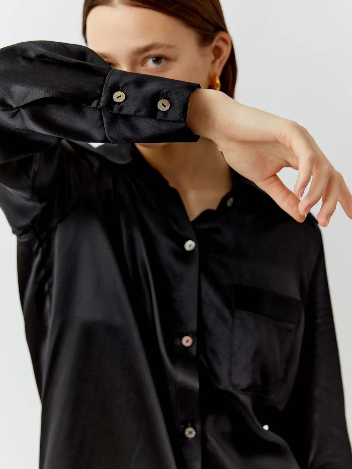 SILKINC Wide Collar Long Shirt (Spirit Shirt)