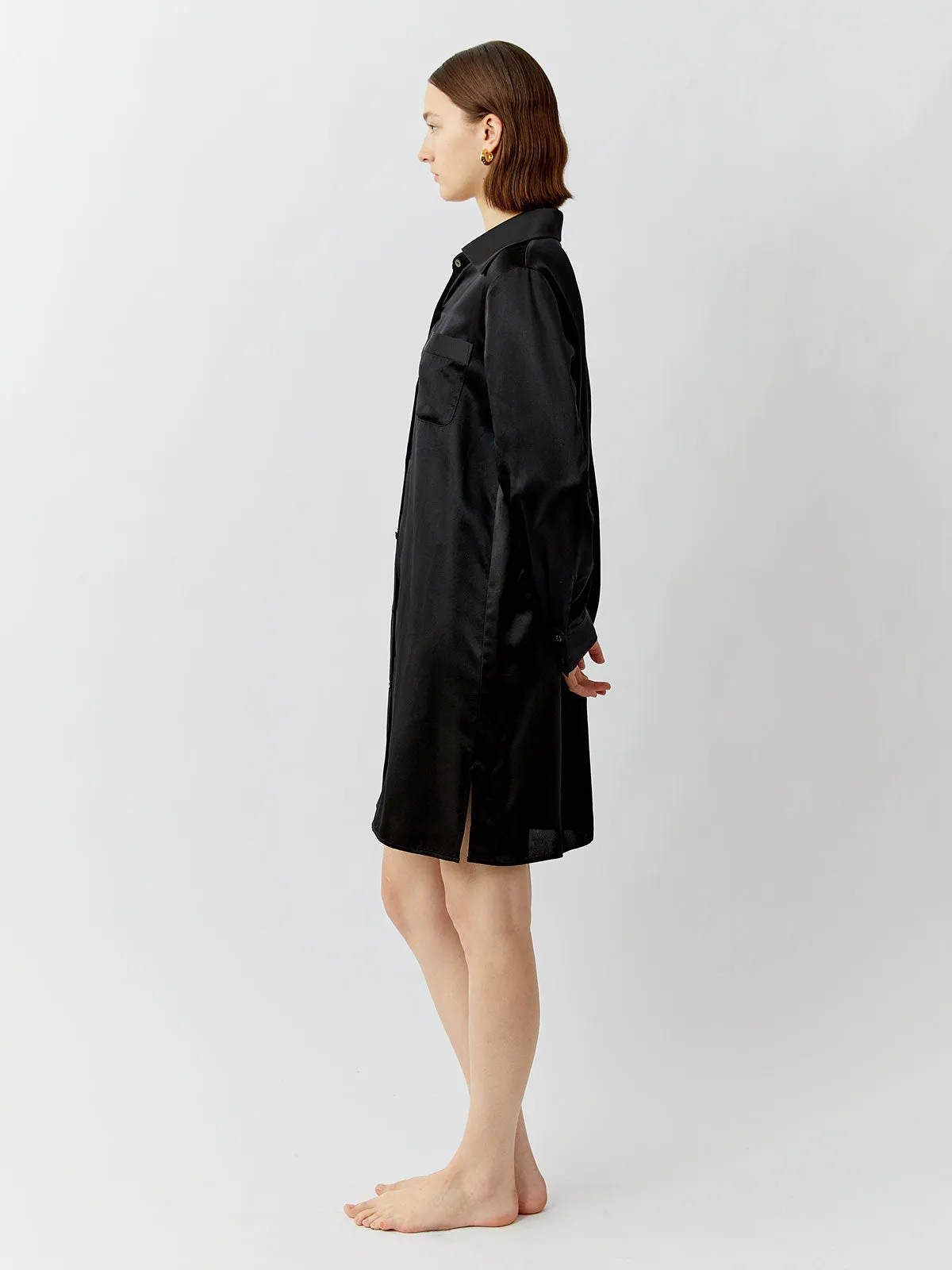 SILKINC Wide Collar Long Shirt (Spirit Shirt)