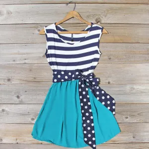 Smoke Blossom Dress in Teal