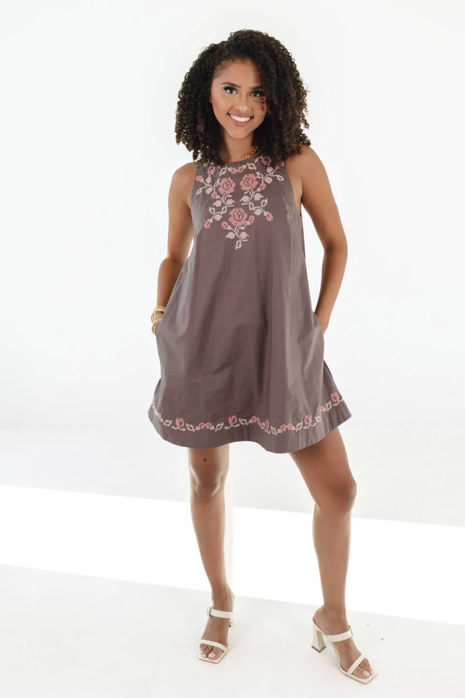 That's The Point Dress - Dark Plum