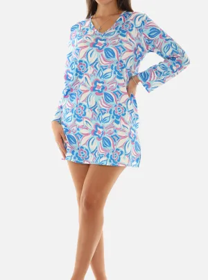UPF 50  Long Sleeves Short Dress