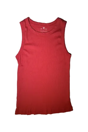 Velvet by Graham & Spencer Maxie Cotton Slub Ribbed Tank | Firefly