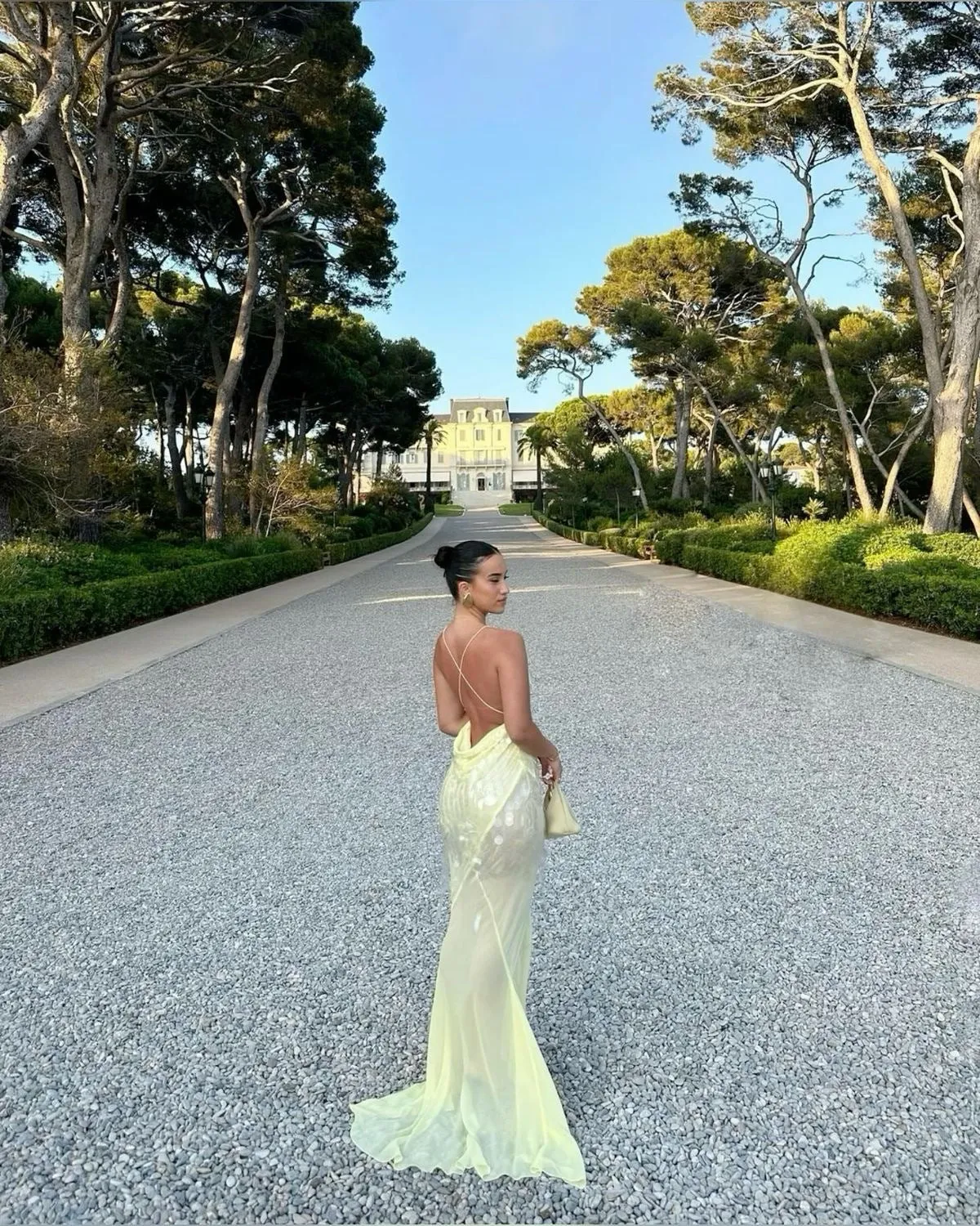 Vvsha Haily Sequin Gown Dress